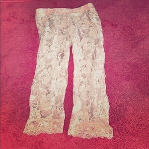 Lace leggings